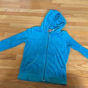 Y2K Vintage Juicy Couture Zip Up Velour Sweatshirt